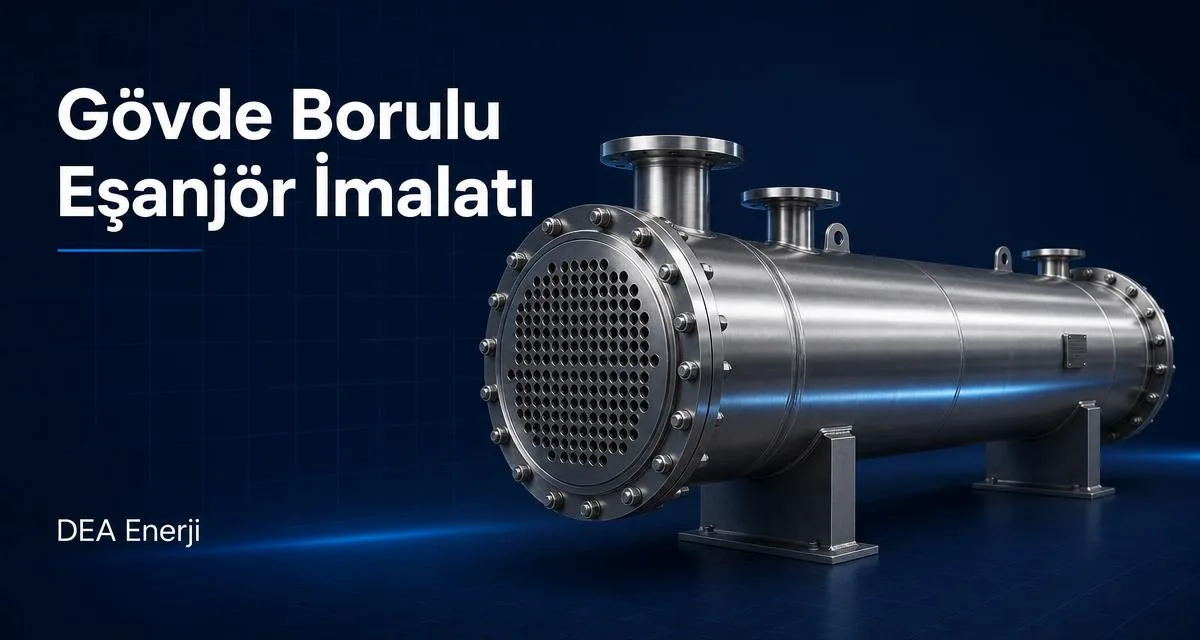 DEA Enerji üretimi paslanmaz gövde borulu eşanjör